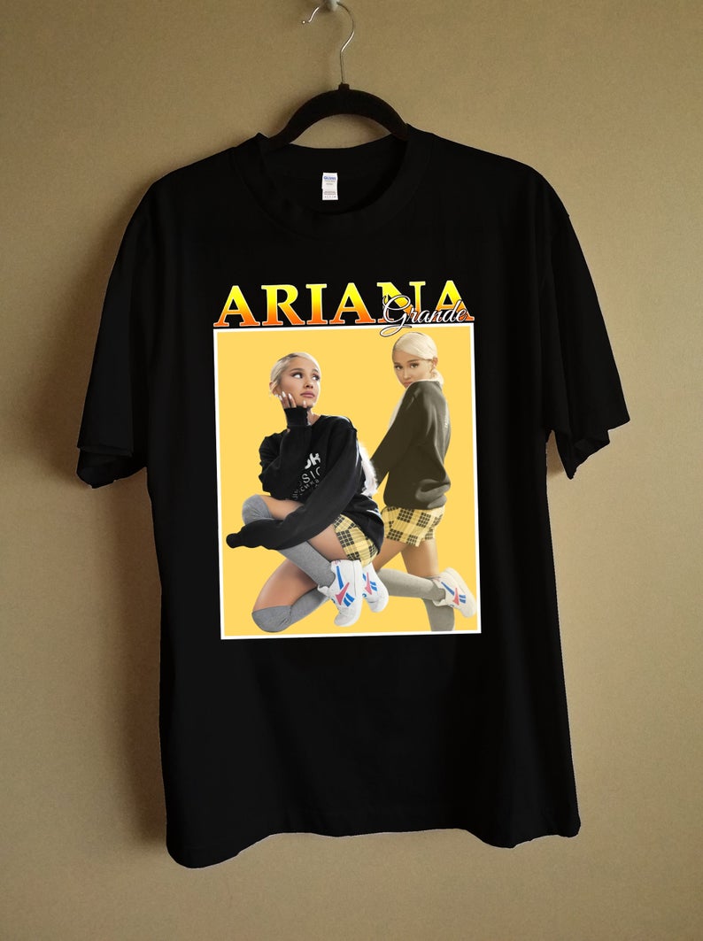 ARIANA GRANDE Thank U Next Rap Hip Hop 90s Retro Vintage T Shirt New Men Women Size T-Shirt BR-301